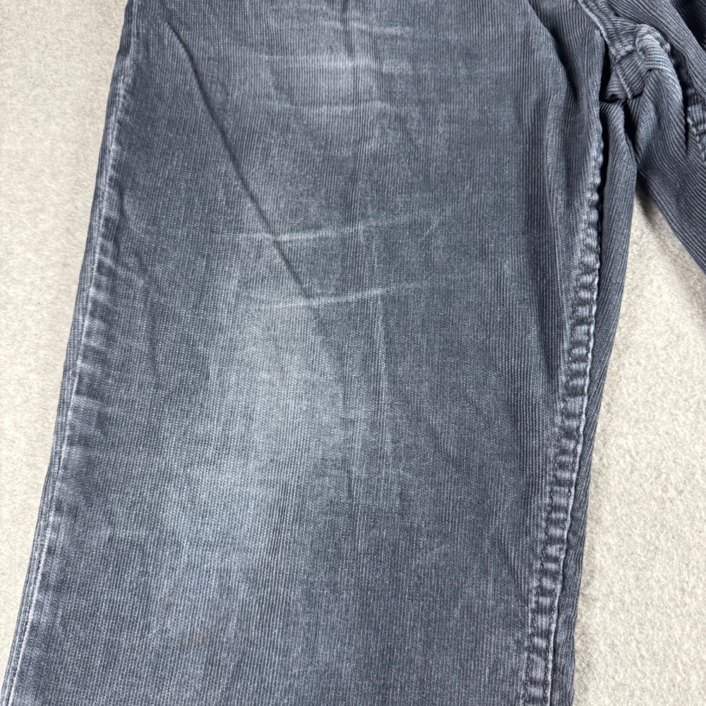 Gap Corduroy Pants Men 34x30 Dark Gray Low Rise Boot Fit Cotton Blend - Picture 3 of 12